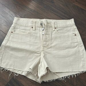 Beige Jean shorts